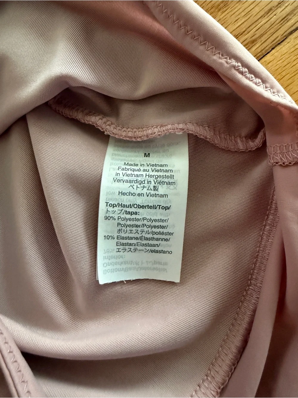 Light Pink Velvet Scoopneck Long Sleeve Bodysuit J Crew Size M